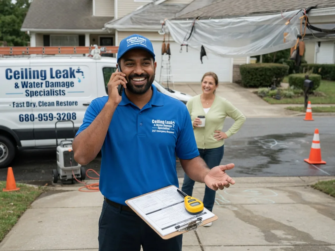 Ceiling Leak Cleanup Columbus, AR FAQs